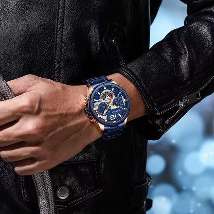 CURREN Quartz Men’s Watch Sport Waterproof