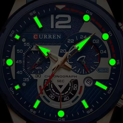 CURREN Quartz Men’s Watch Sport Waterproof
